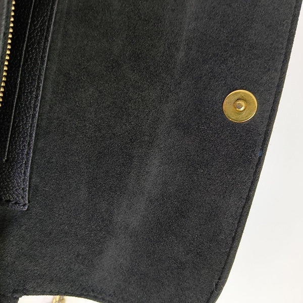 IVY Monogram Calfskin Black