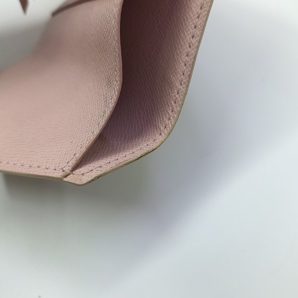 VICTORINE Damier Azur Coated Canvas White Card Holder