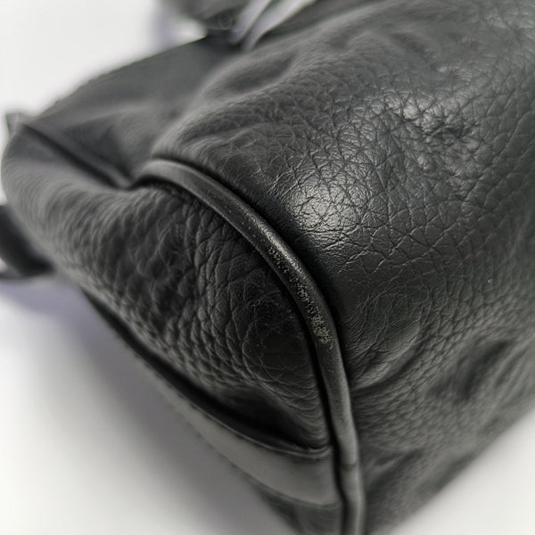 KEEPALL 25 Monogram Calfskin Black