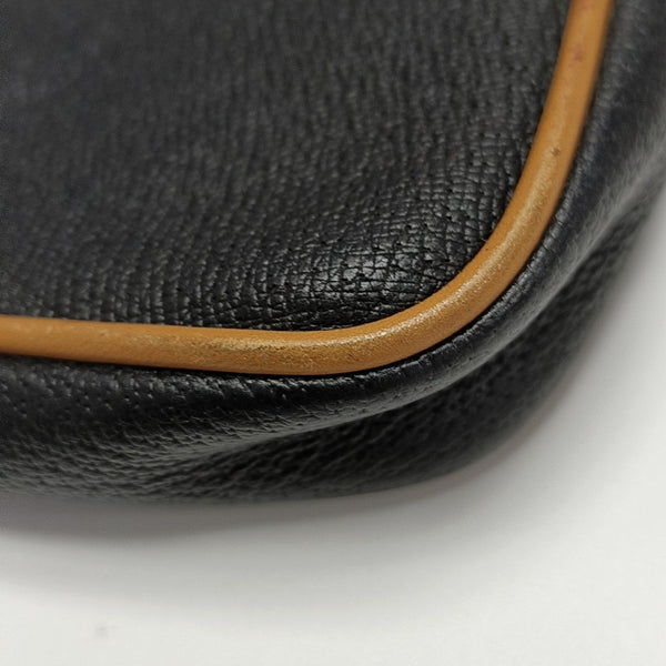 Quilted Calfskin Top Handle Bag Black
