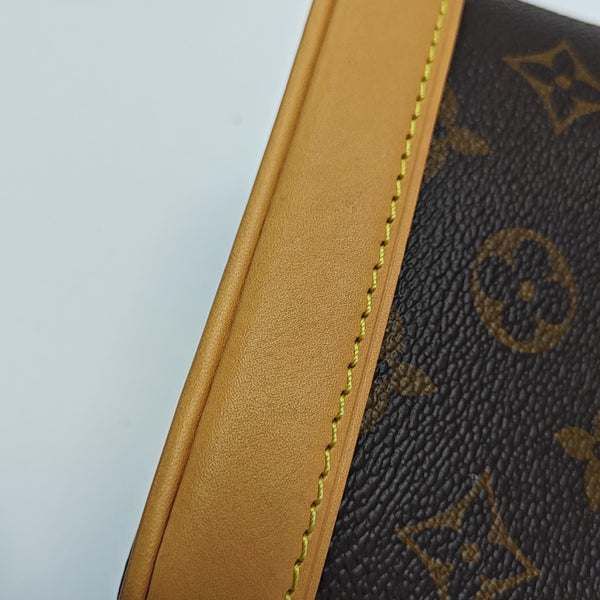 NOÉ Nano Monogram Coated Canvas Brown