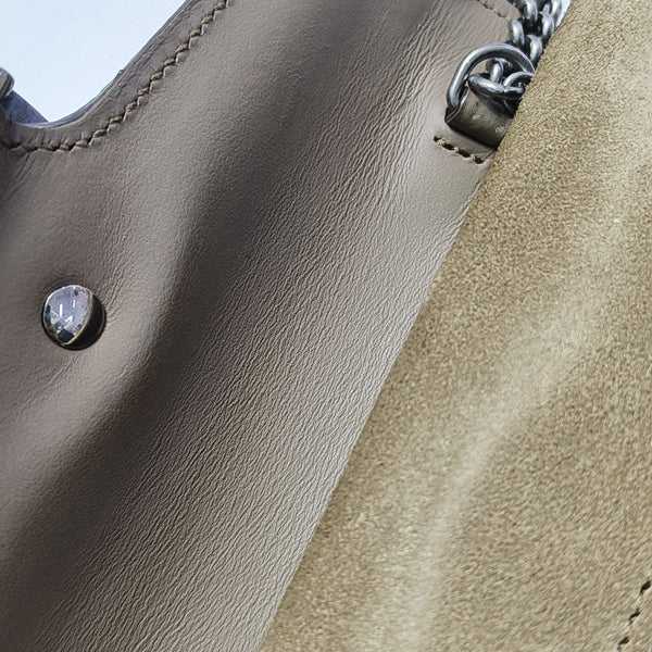 Dionysus Super Mini Monogram Coated Canvas Beige