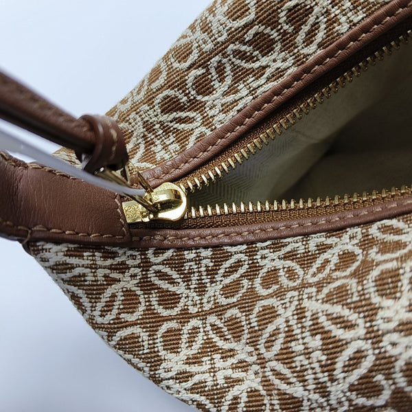 Monogram Canvas Top Handle Bag Brown