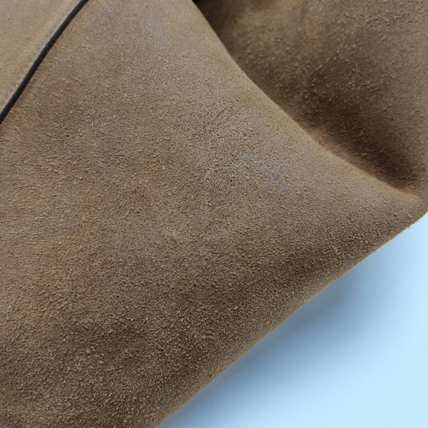 Puzzle Fold Suede Brown