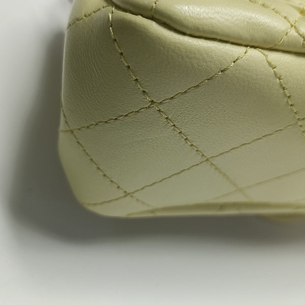 CLASSIC FLAP Mini Quilted Lambskin Yellow