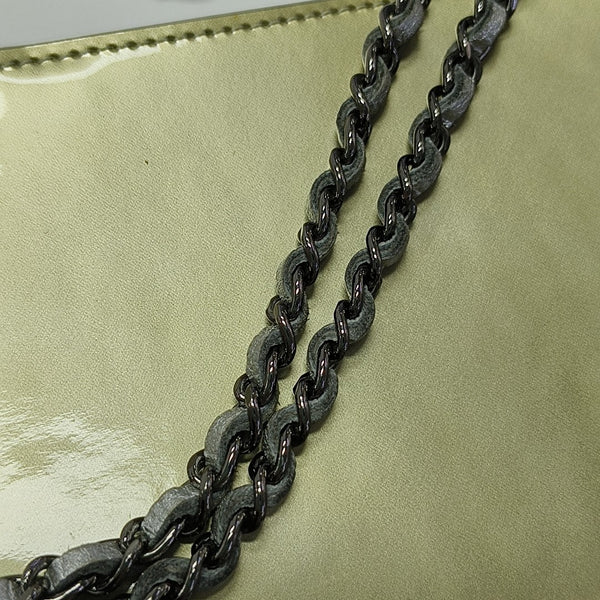 Calfskin Shoulder Bag Silver