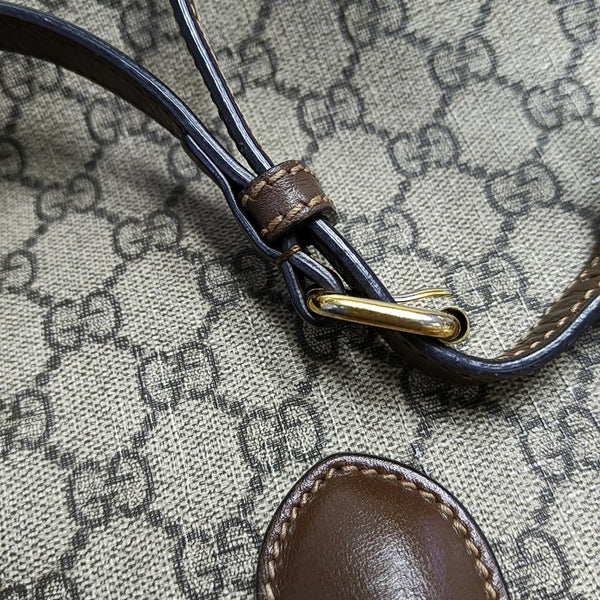 Retro Small Monogram Coated Canvas Brown