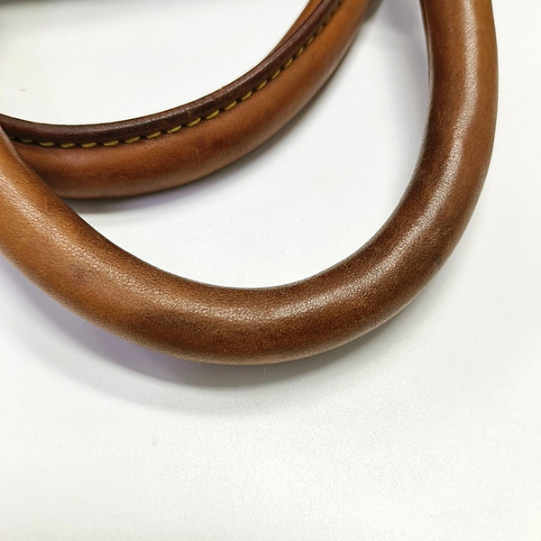 KEEPALL 50 Monogram Coated Canvas Brown