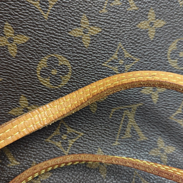 NEVERFULL MM Monogram Coated Canvas Brown