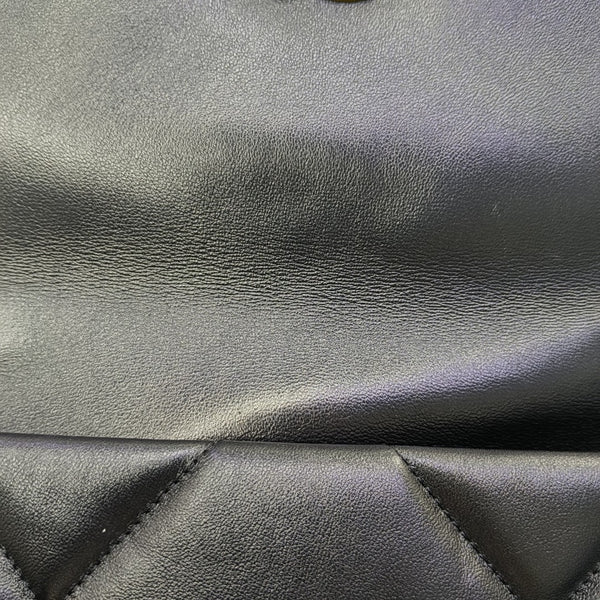 CHANEL 19 Small Quilted Lambskin Black