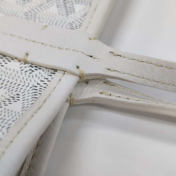 Anjou Mini Coated Canvas White
