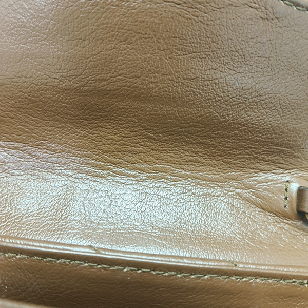 GG Marmont Mini Quilted Calfskin Brown