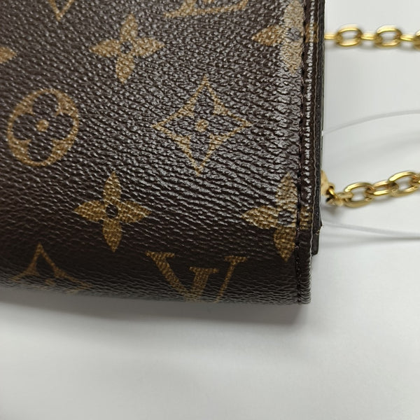 Lily Monogram Coated Canvas Brown