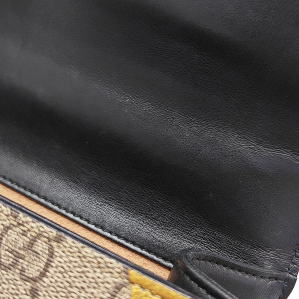 Padlock Small Monogram Coated Canvas Beige