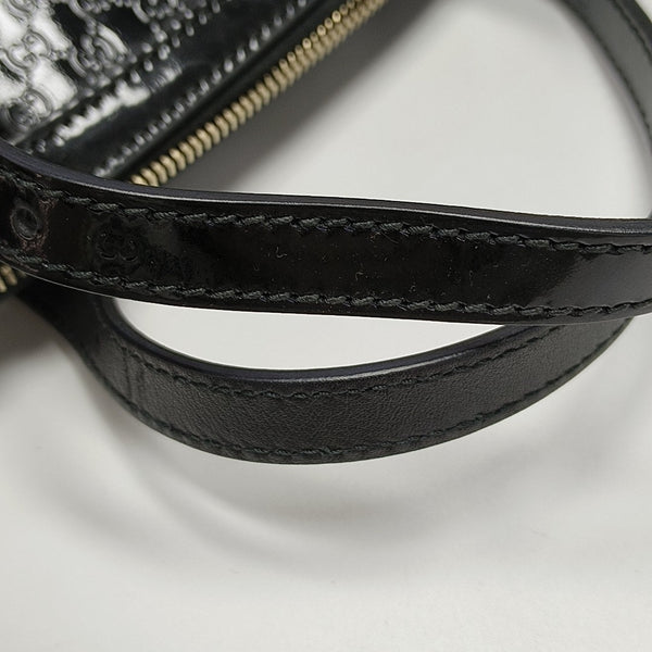 Microguccissima Monogram Patent Leather Black