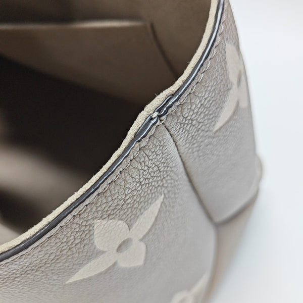 PALAIS PM Monogram Calfskin Gray