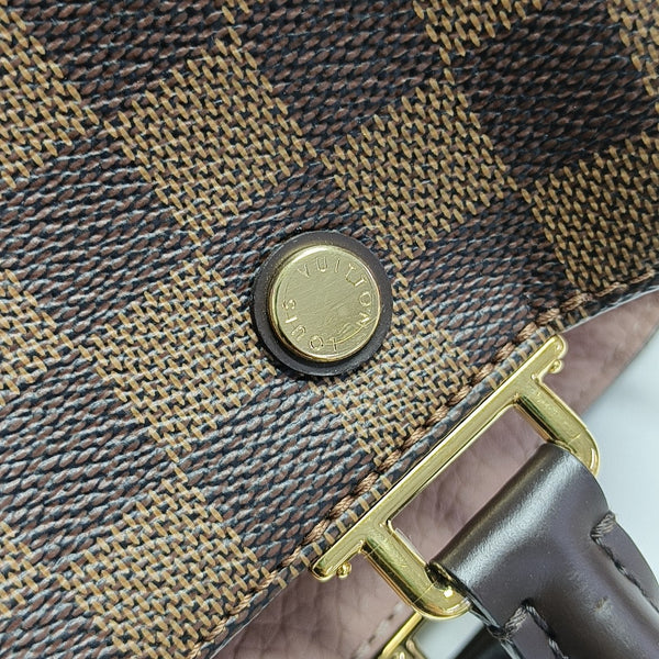 BRITTANY BB Damier Ebene Coated Canvas Brown