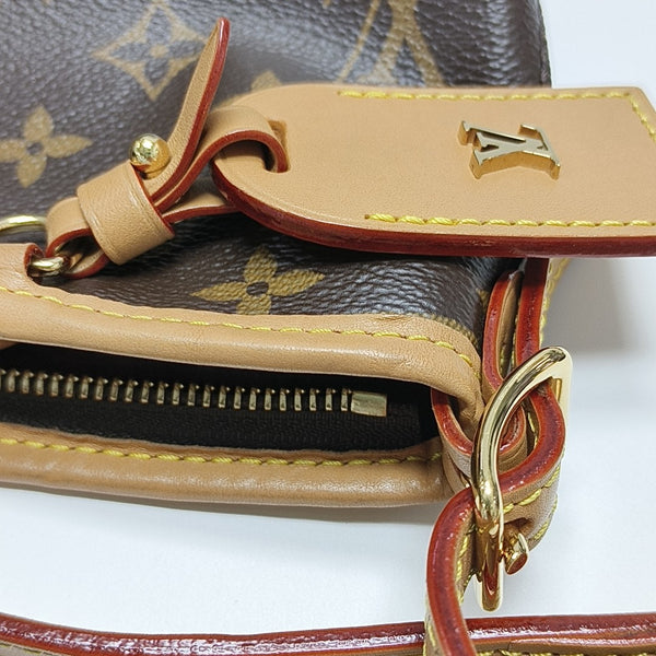 CARRYALL MM Monogram Coated Canvas Brown
