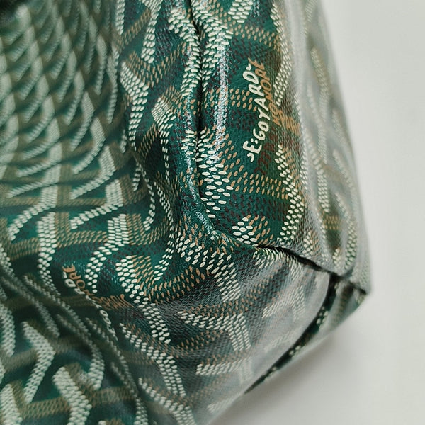 Saint Louis PM Coated Canvas Green