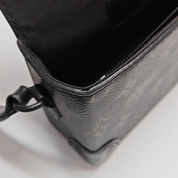 STEAMER Mini Monogram Coated Canvas Black