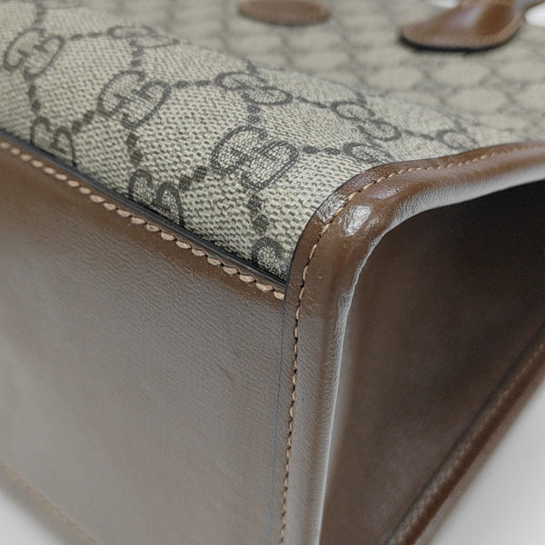 Retro Small Monogram Coated Canvas Brown