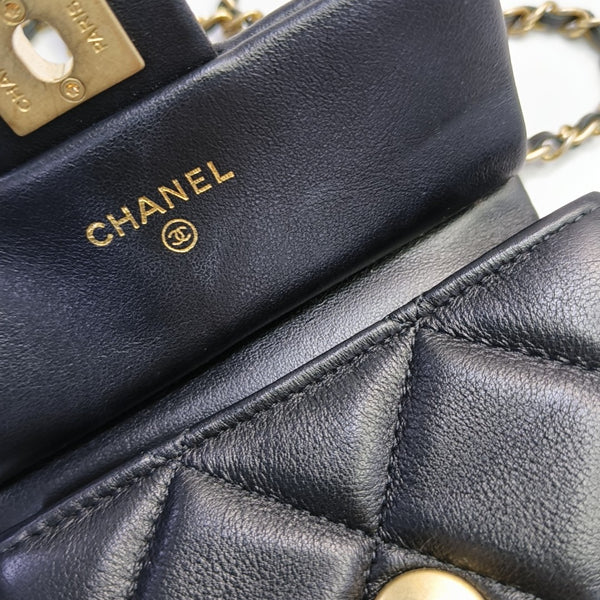 Quilted Calfskin Black