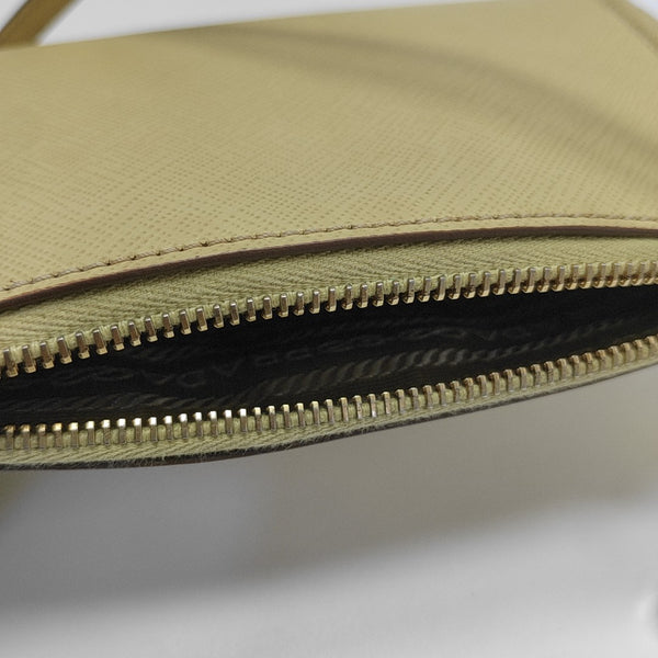 Saffiano Calfskin Top Handle Bag Yellow