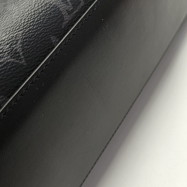ALL-IN Monogram Coated Canvas Black