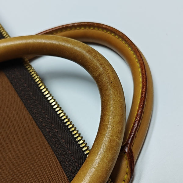 SAC SOUPLE 55 Monogram Coated Canvas Brown