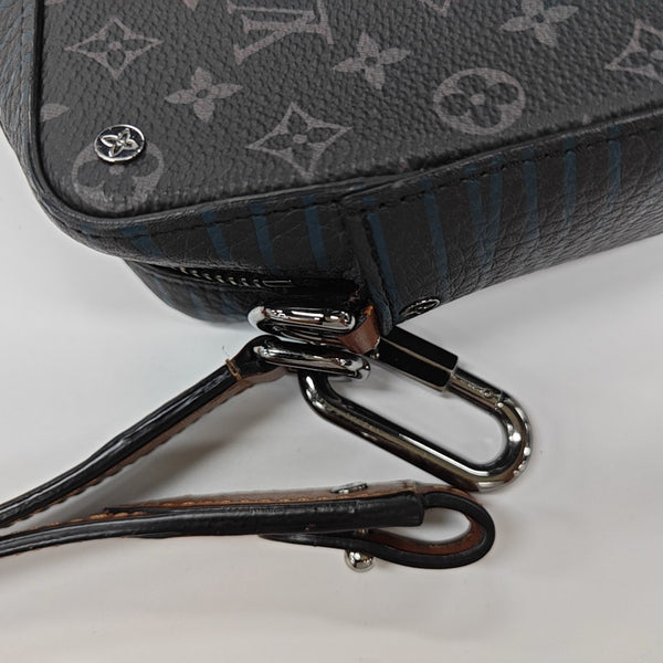 VOLGA Monogram Coated Canvas Gray