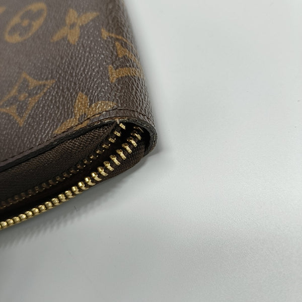 ZIPPY Monogram Coated Canvas Brown Wallet