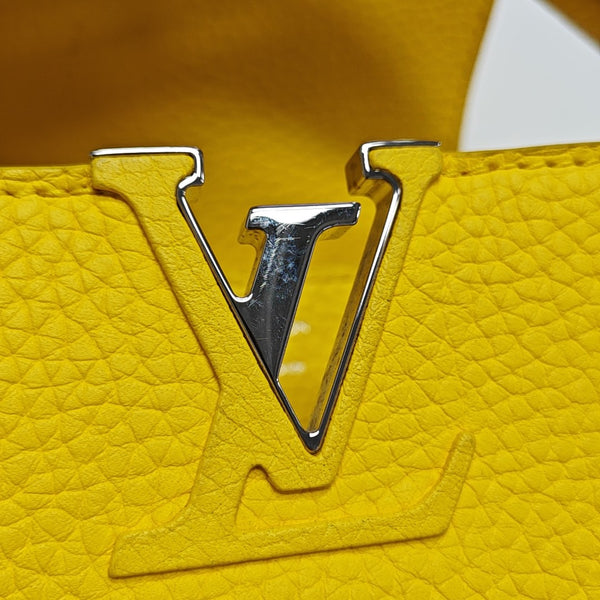 CAPUCINES Mini Calfskin Yellow