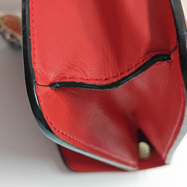 SERPENTI FOREVER Small Calfskin Red