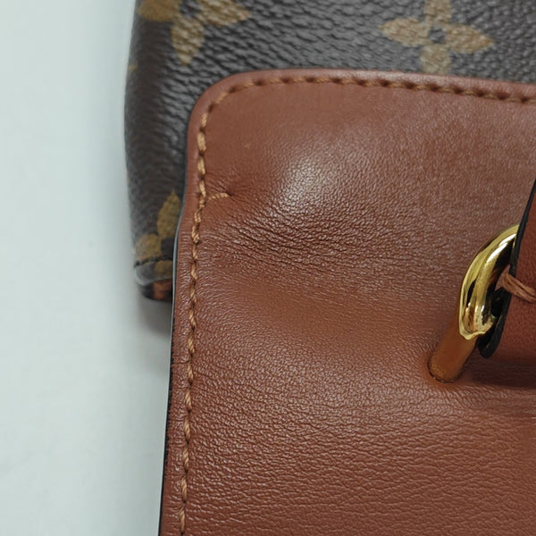 LOCKY BB Monogram Coated Canvas Brown