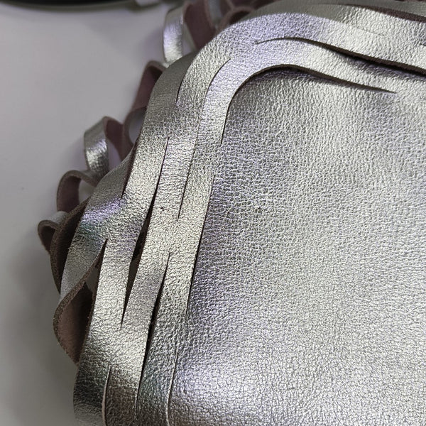 Special Material Shoulder Bag Purple