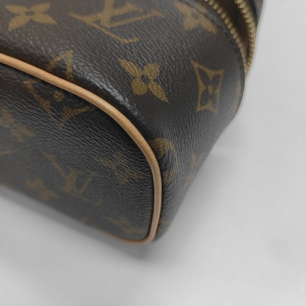 NICE Super Mini Monogram Coated Canvas Brown