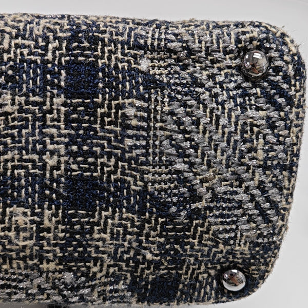 Fabric Top Handle Bag Multicolor