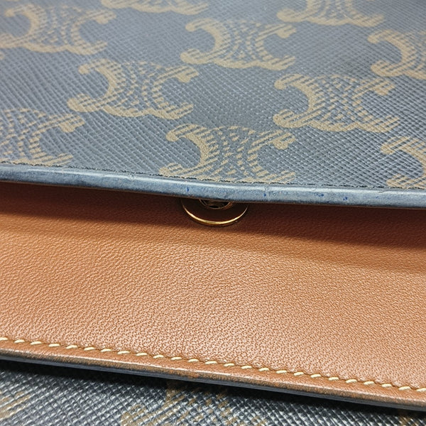 TRIOMPHE CANVAS Small Coated Canvas Brown