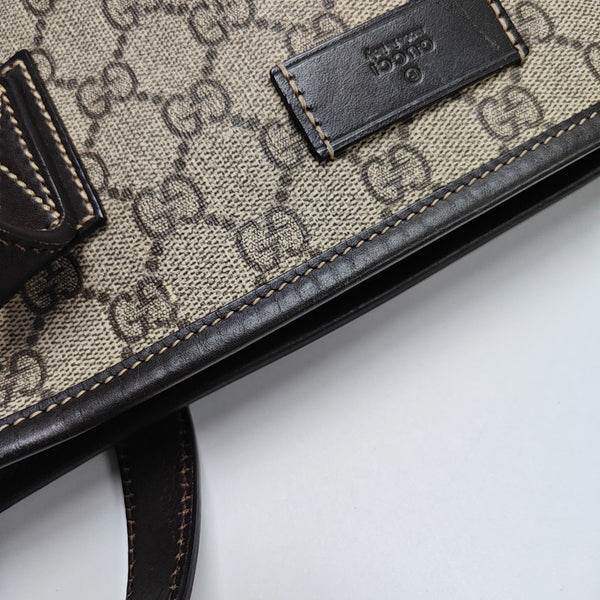 Monogram Coated Canvas Brown