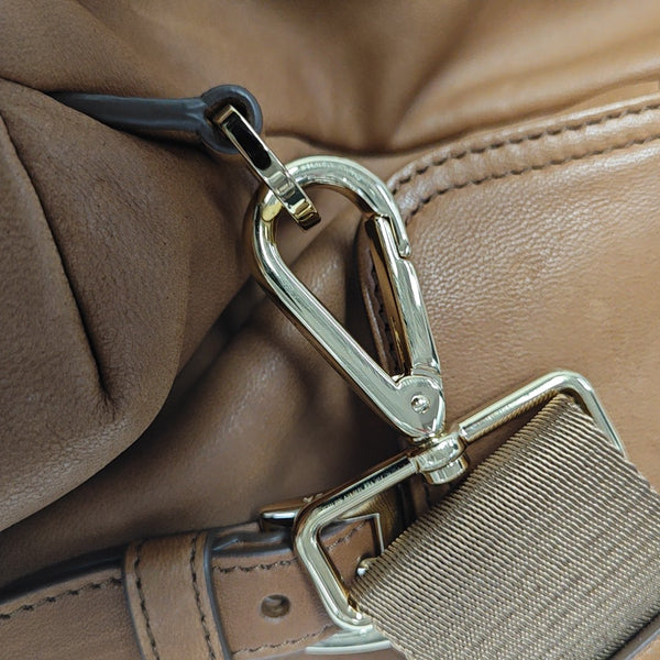 Re-Nylon Backpack Lambskin Brown