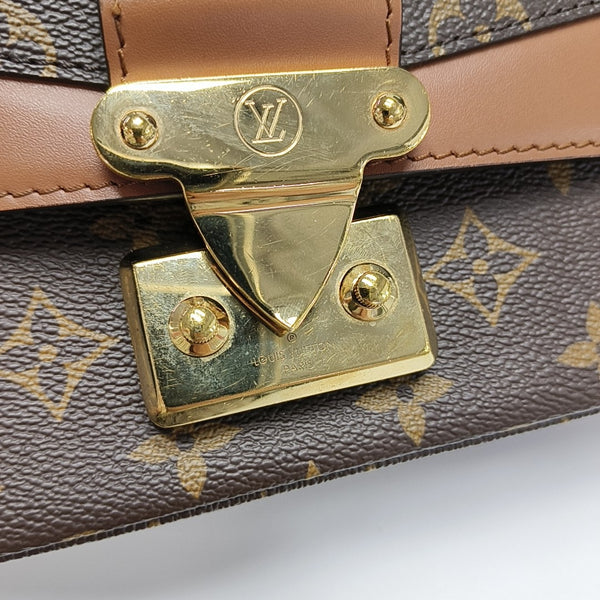 MARCEAU Monogram Coated Canvas Brown