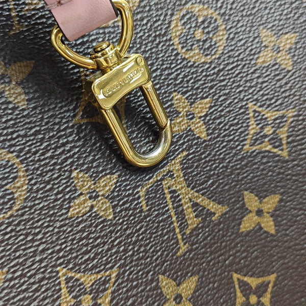 NÉONOÉ MM Monogram Coated Canvas Brown