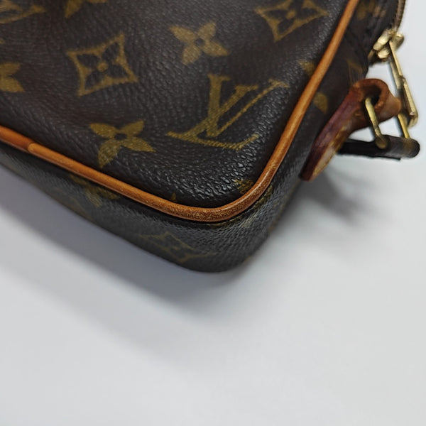 AMAZON Monogram Coated Canvas Brown