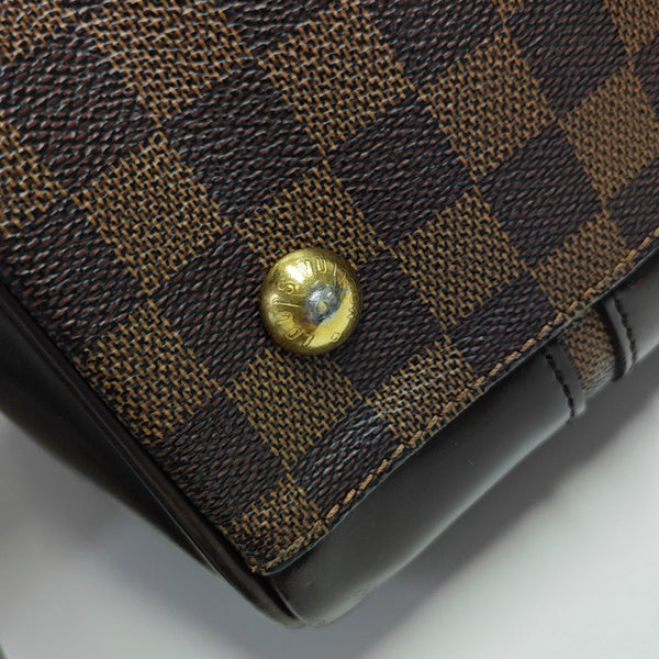 BERKELEY Damier Ebene Coated Canvas Brown