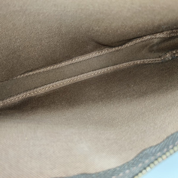 ACCESSOIRES Monogram Coated Canvas Brown