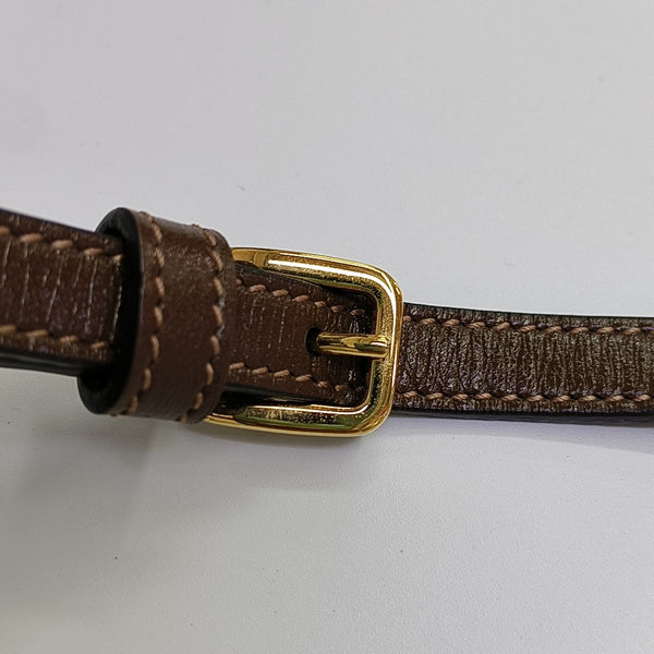 Horsebit 1955 Mini Coated Canvas Beige