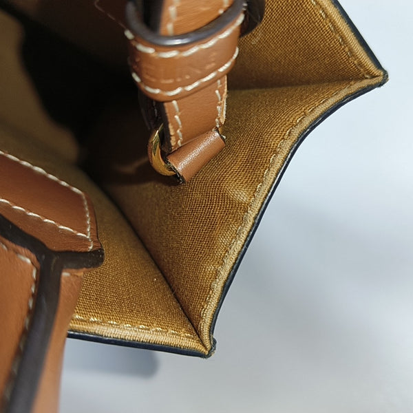 CABAS CELINE Mini Coated Canvas Brown