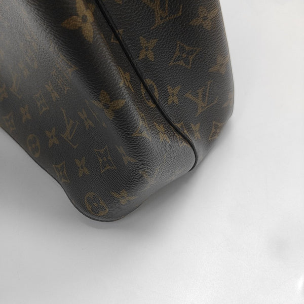 NÉONOÉ MM Monogram Coated Canvas Brown