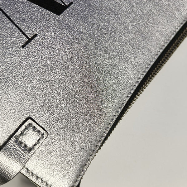 Vltn Calfskin Silver