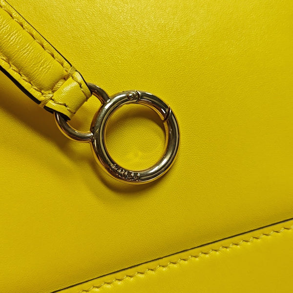 Peekaboo Medium Calfskin Yellow